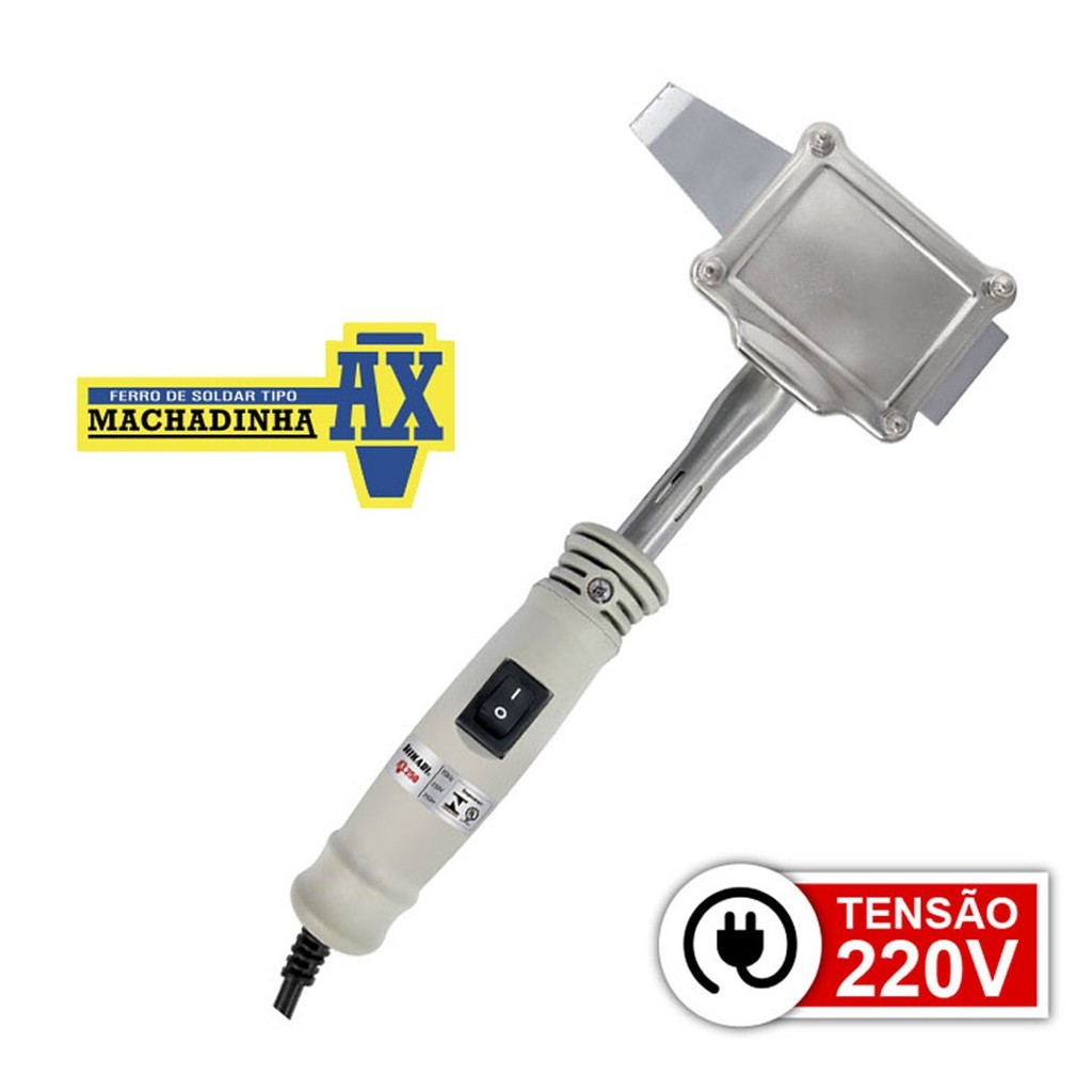 Ferro De Solda Machadinha 250W - 220V HIKARI AX-250  - 21K023