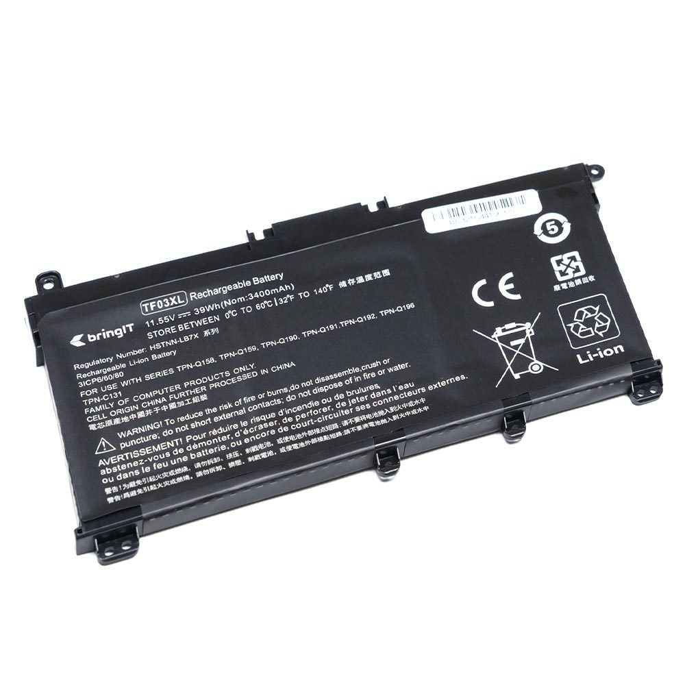 Bateria para Notebook Hp Part Number TPN-Q190 11.55V