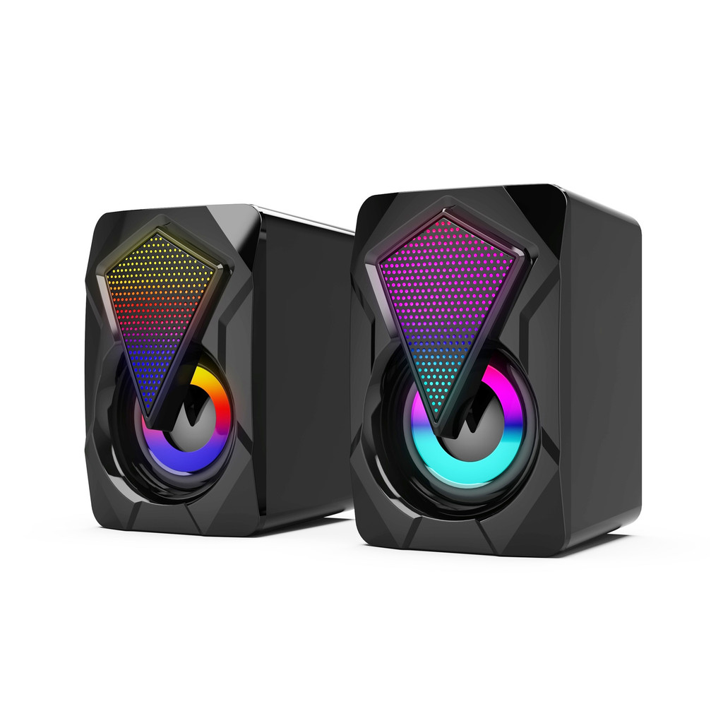 X2 alto-falante do computador A2 luminoso desktop Notebook multimídia Cross-Border Mini áudio RGB com fio
