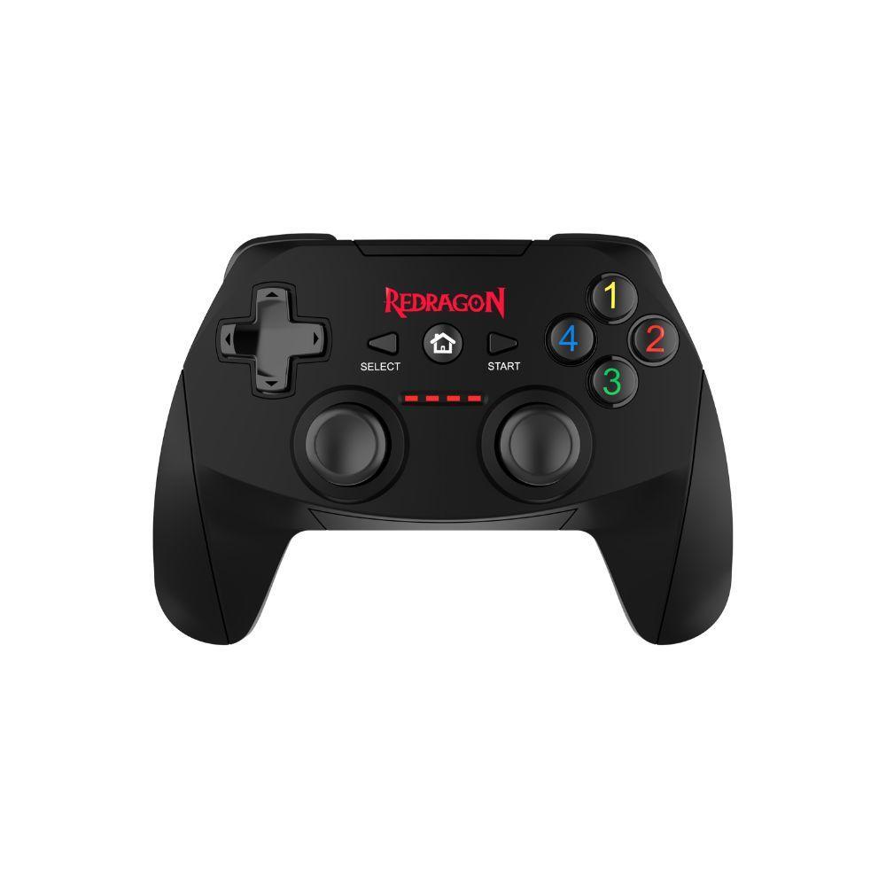 Controle Gamer Redragon Harrow, Sem Fio, USB 2,4Gz, PC/PS3, Preto, G808 V2