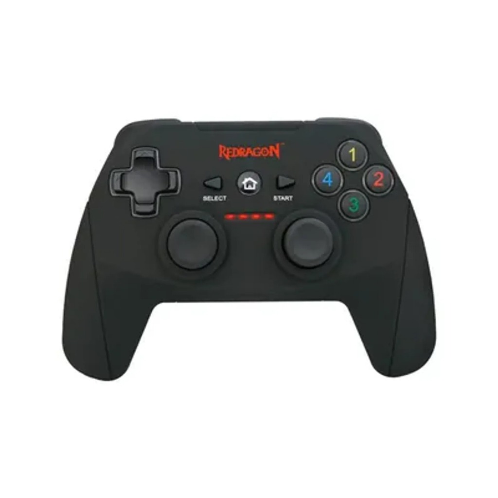 Controle Redragon Harrow G808 Sem Fio PC PS3 Wireless Dual Vibration Preto