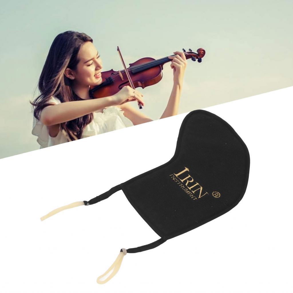 nicethings1-BR Irfora Violin Chin Rest Pad  Flannelette Shoulder Cover with Good Elasticity for Accessories Comfortable