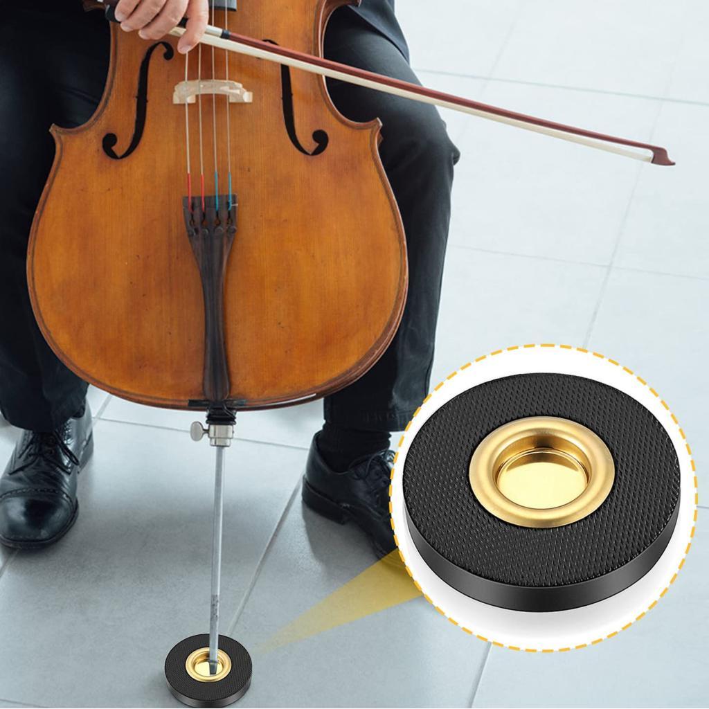 Freelover-BR Cello Anti Slip Pad Fixação segura Proteção de piso Excelente aderência Endpin Rest Holder para prática de