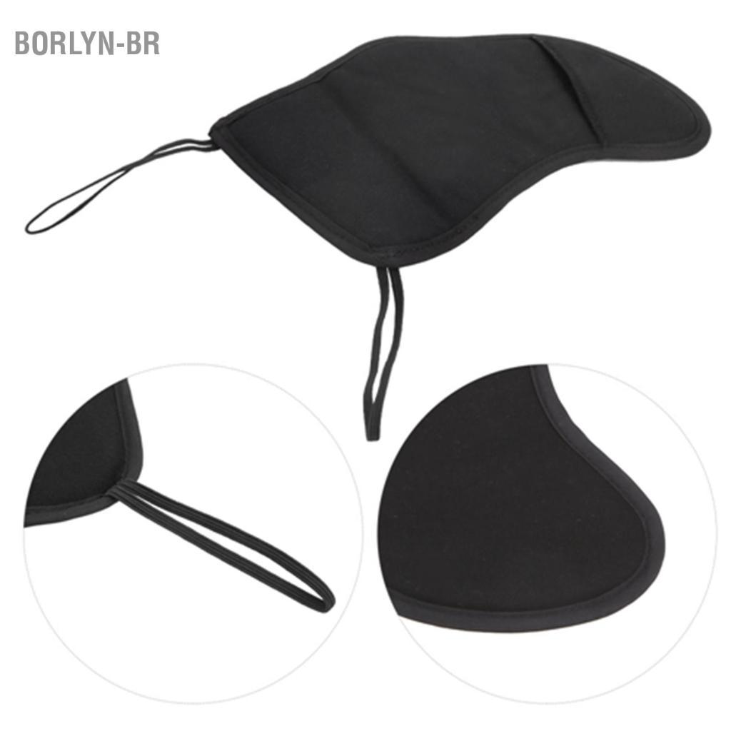 Borlyn-br Violino Chin Rest Pad Cover Protetor de Esponja de Algodão Macio para 4/4 3/4