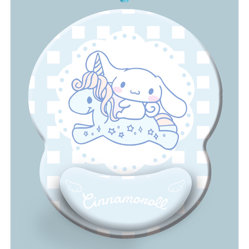 Kawaii Cartoon Mouse Pad Silicone Hand Rest 3D Ergonomia Estudantes Secretária Suprimentos De Escritório Jogo De Computador Laptop [CAN]