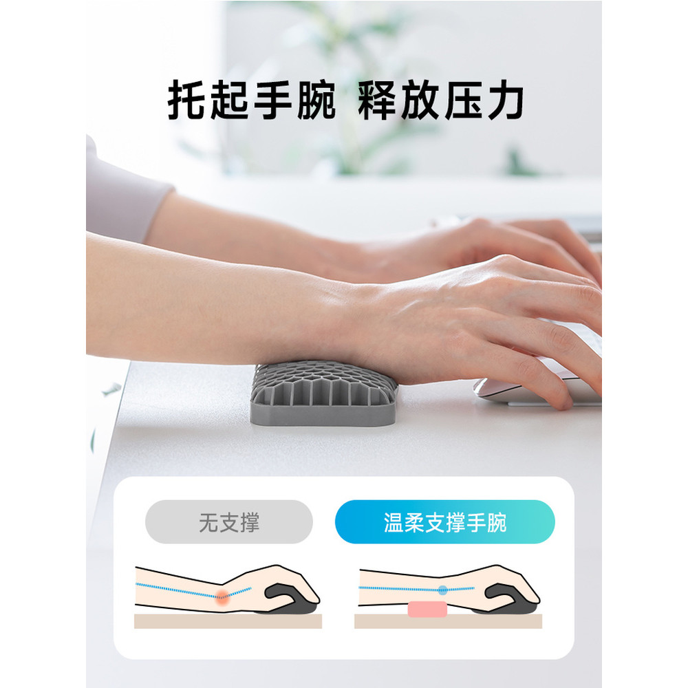 Japão Japão Japão SANWA Mouse Rest Suporte para descanso de teclado Descanso de pulso Ergonômico Favo de mel Respirável