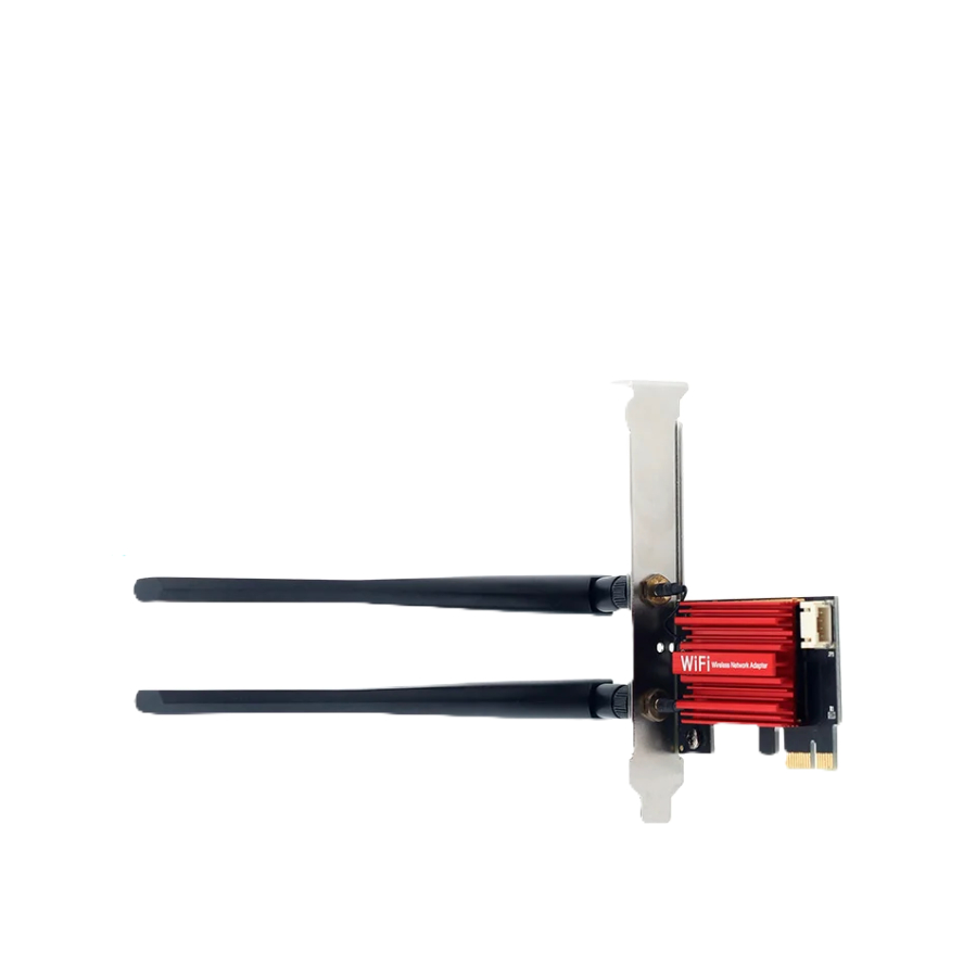 Placa Rede Pcie Wifi 6e Intel Ax210 Tri Band Bluetooth 5.3 2400Mbps