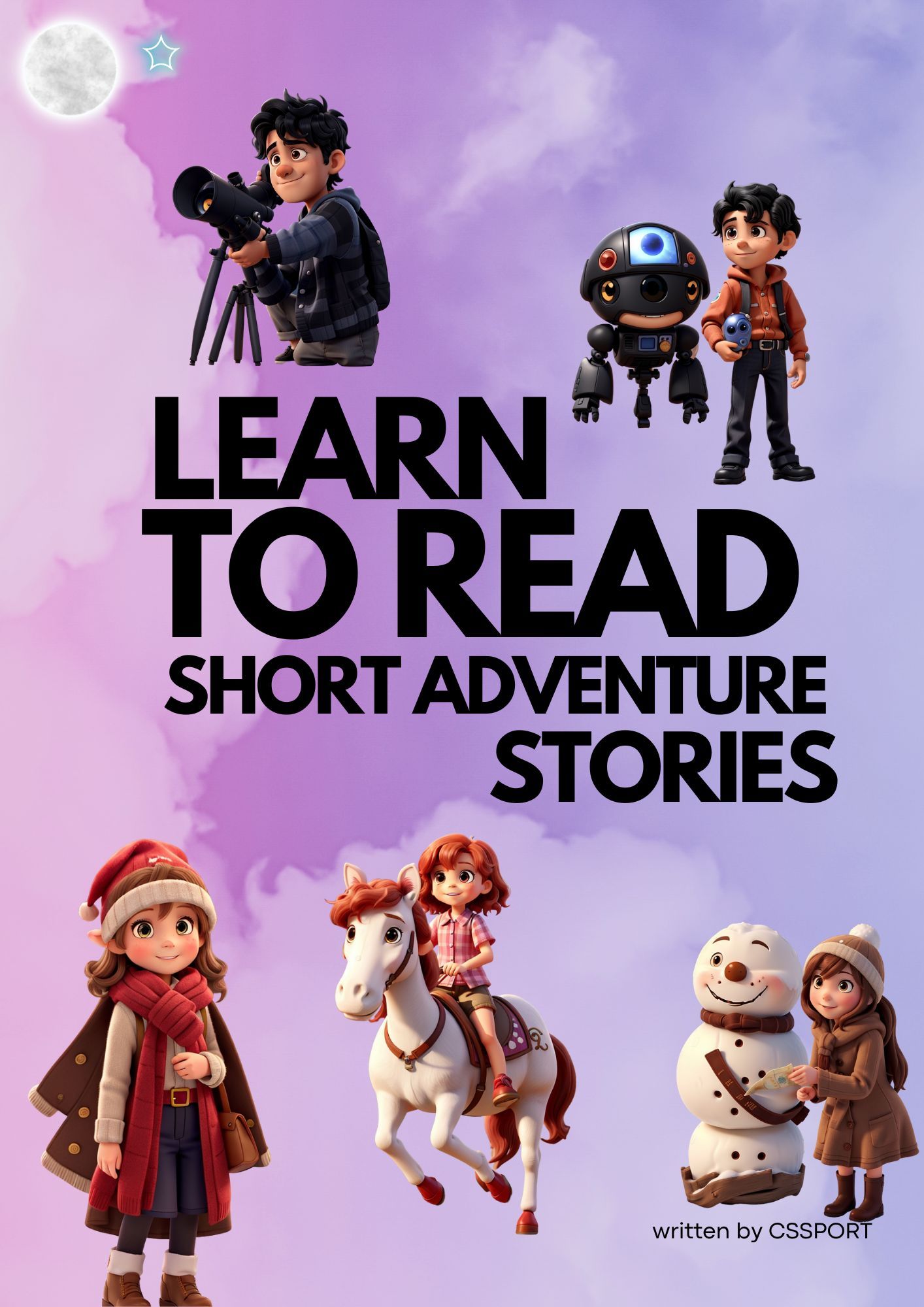 LEARN TO READ, SHORT ADVENTURE STORIES Interactive Stories for Kids, Ages 5-8, with Enchanting Words and Educational Adventures