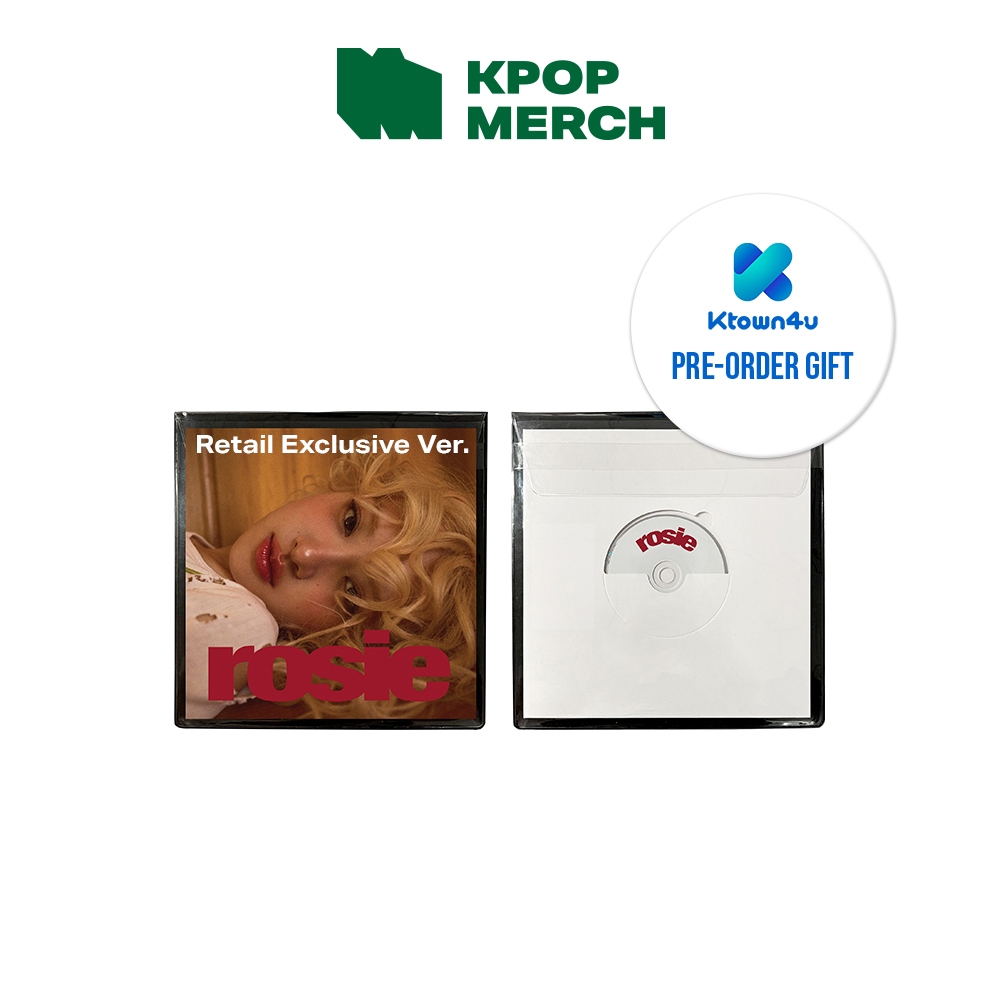 (Ktown4u POB) BLACKPINK ROSE - 1st Studio Album [ rosie ]_Retail Exclusive