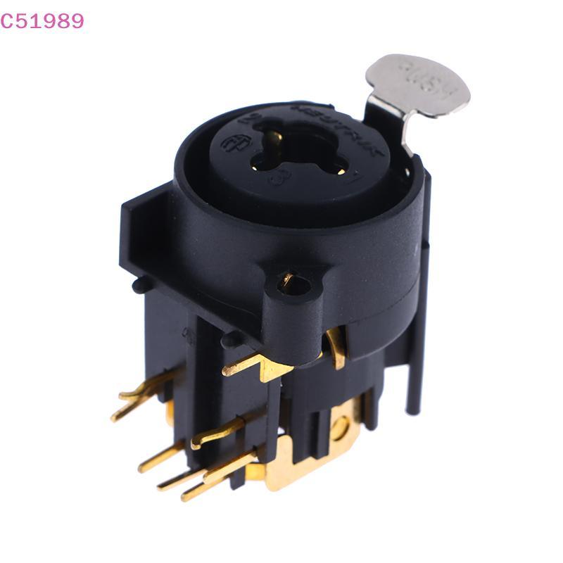 [kaan] 1pcbo XLR E Conector Ja De 6.35 Mm , De Chassi De Montagem Em Painel Para Sistema De Microfone/MIC/Áudio/Vídeo ,