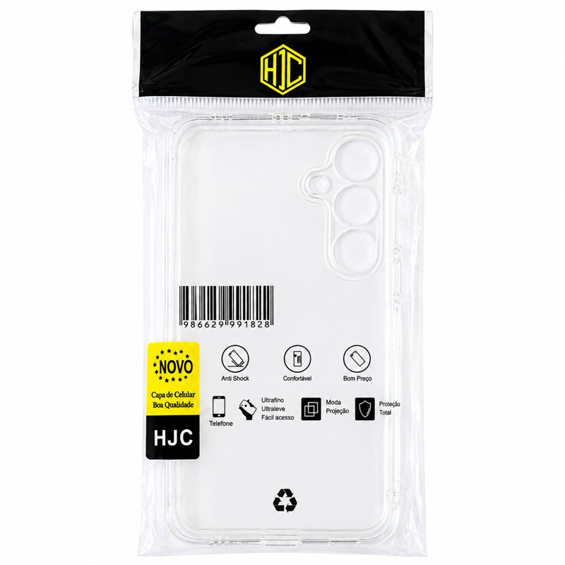 Capinha Transparente Antichoque Para Samsung Galaxy A16 Silicone HJC