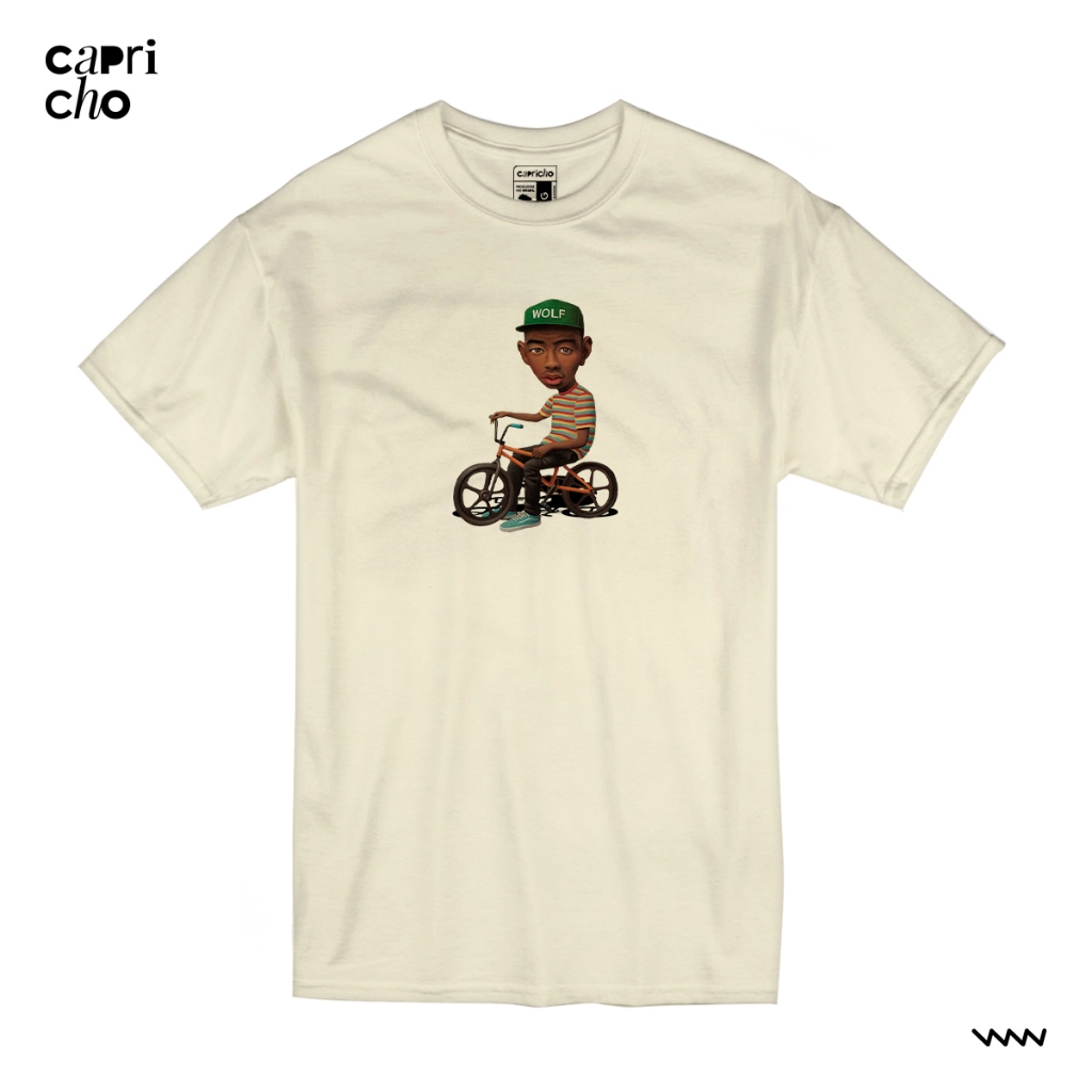 Camiseta Wolf Tyler Ther Creator Unissex 100% algodão DTF