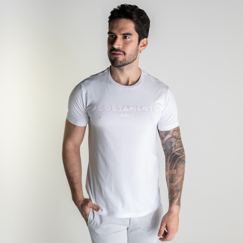 Camiseta Acostamento Velvet Wolf Branca