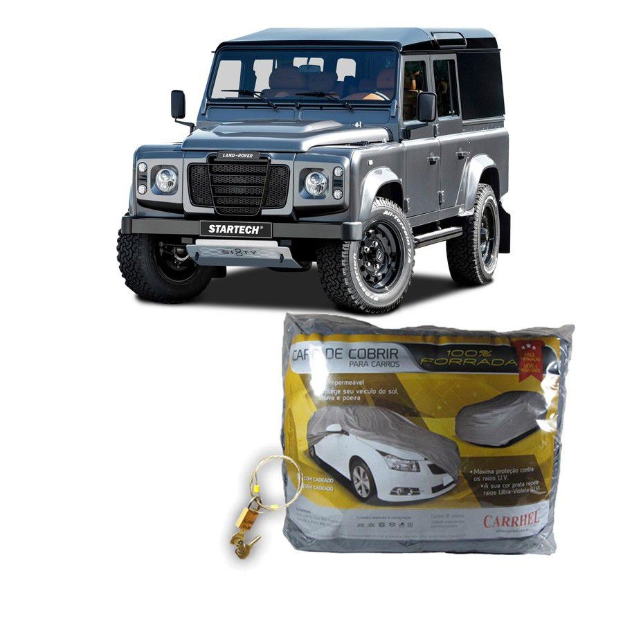 Capa Protetora Land Rover Defender com cadeado (XGG301)