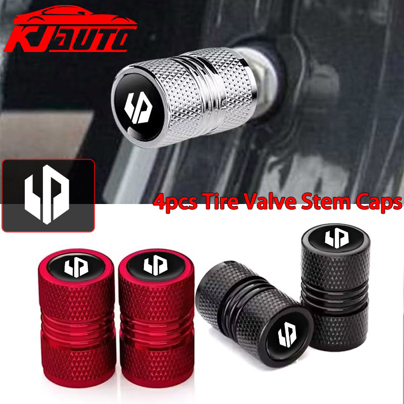 4 Peças Tampas De Válvula De Carro Leapmotor Haste De Alumínio Poeira Roda Tampa Aro De Pneu Para C10 T03 B10 C16 C11 C0