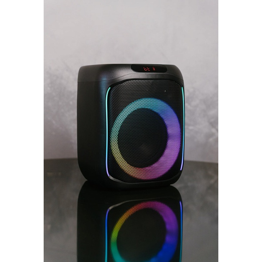 Caixa de Som TWS RGB Bluetooth com Microfone 50W GT-6811