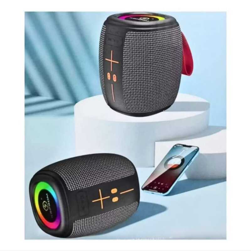 Caixa De Som Bluetooth 5.3 Portátil 50W RGB Ka-8596 IPX4 TWS Elbarto Store