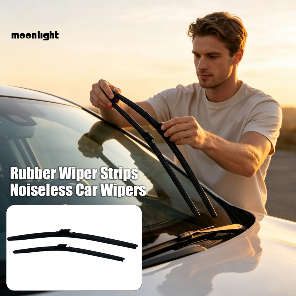 2pcs Front Beamless Wiper Blades for Haval F7 F7x 2019-2021 23 19 Quiet Durable Windshield Replacement Easy Install Perf