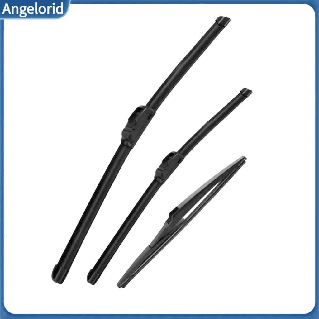 Direct Fit Wiper Arm Replacement Windshield Blades Kia Rio 3 Ub 2011-2017 Set 261611 Beamless Front Rear Quiet Durable A