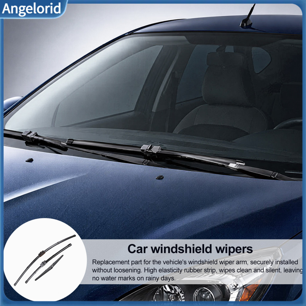 Durable Windshield Wipers Car Wiper Blades 3pcs Kit for Ford Focus 2005-2011 – 26” Front 17” 14” Rear Replacemen