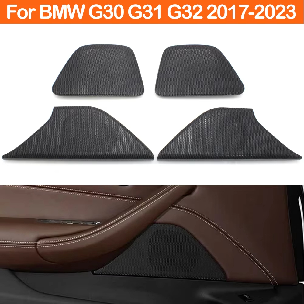 Porta Interior Do Carro Alto-Falante Capa Áudio Grade Painel Para BMW Série 5 G30 G31 F90 6 GT G32 2017-2023
