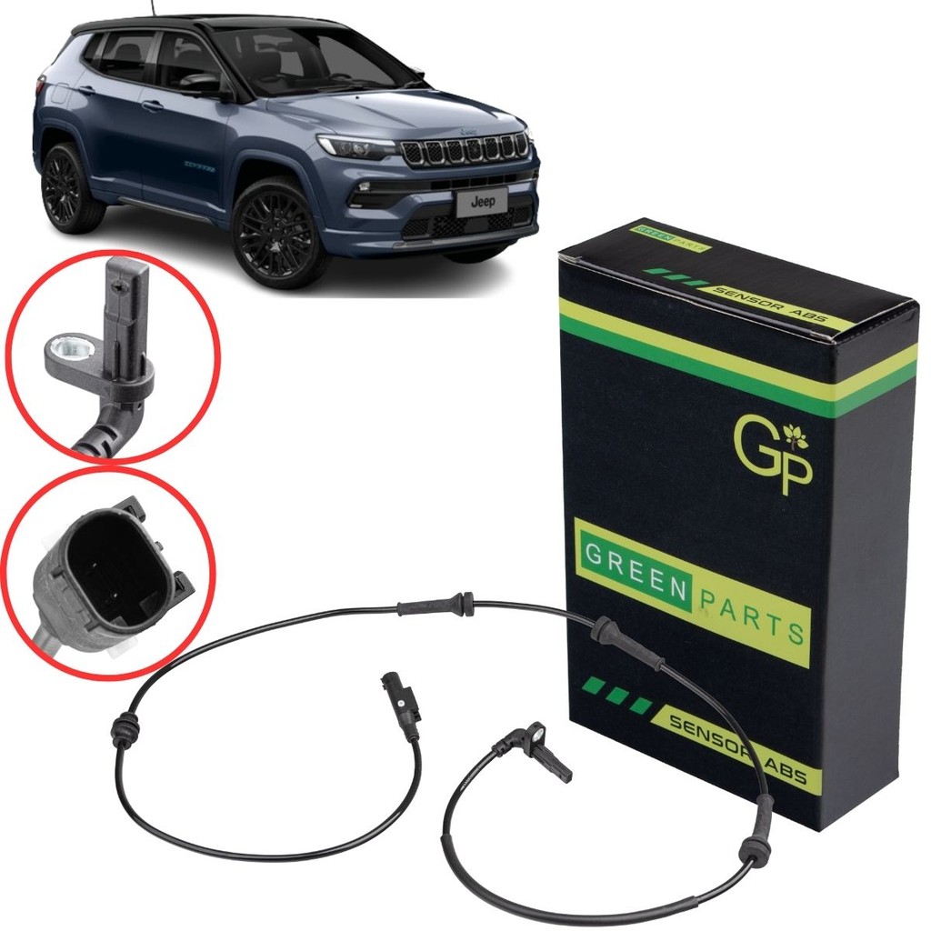 Sensor ABS Traseiro Ambos Lados Jeep Renegade 1.8 2016 A 2023/ Compass 2.0 2017 A 2023