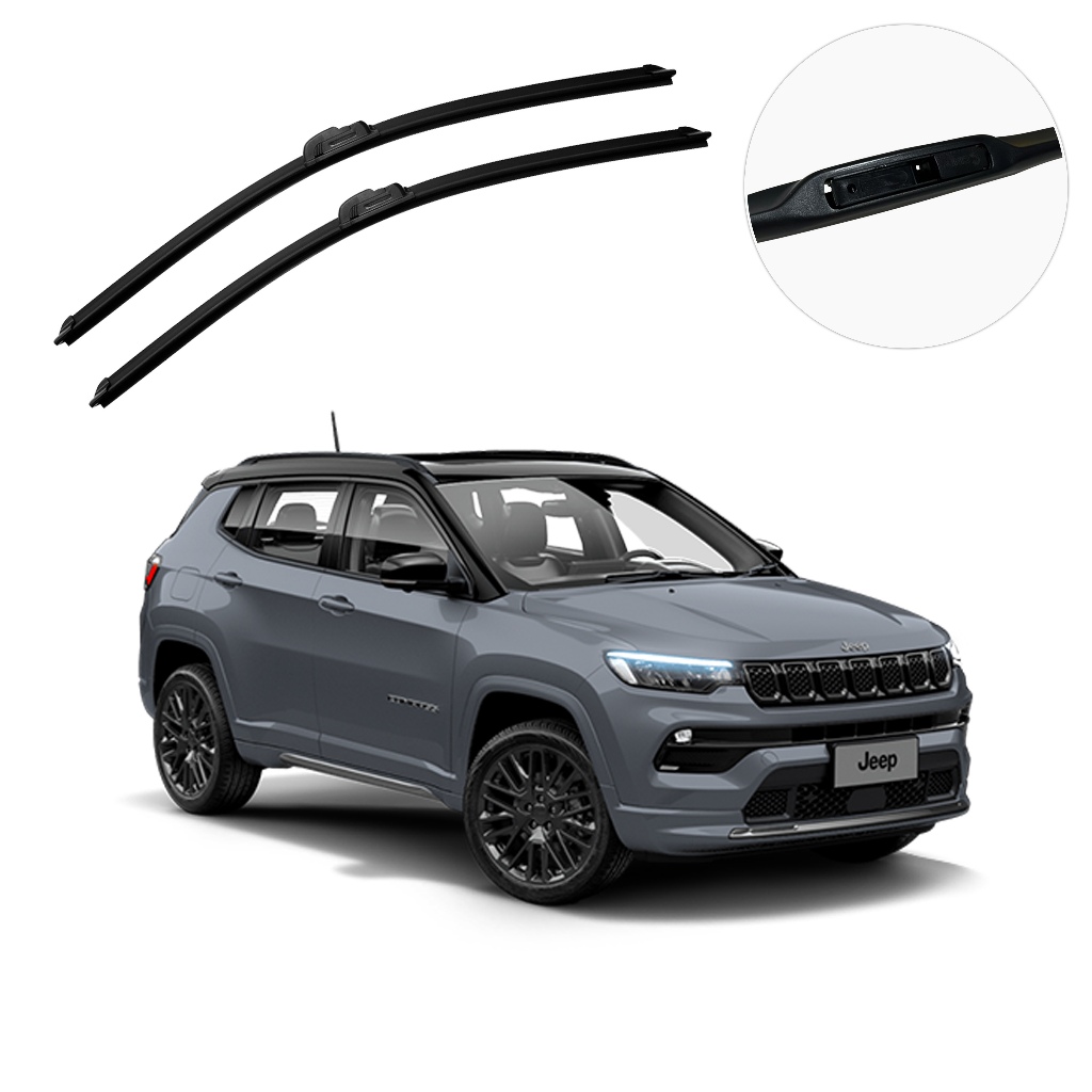 Par Limpador Dianteiro Jeep Compass 2017 2018 2019 2020 2021 2022 2023 2024