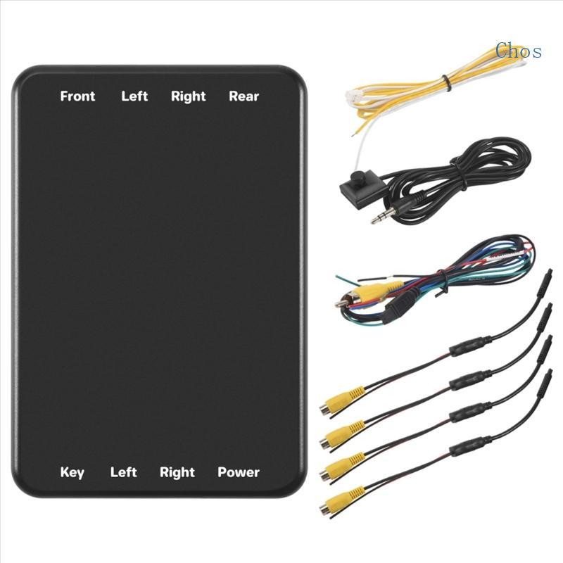 Chos 360 ° Sistemas Interruptor Controle Câmera Carro Full View Suporte Vários Canais
