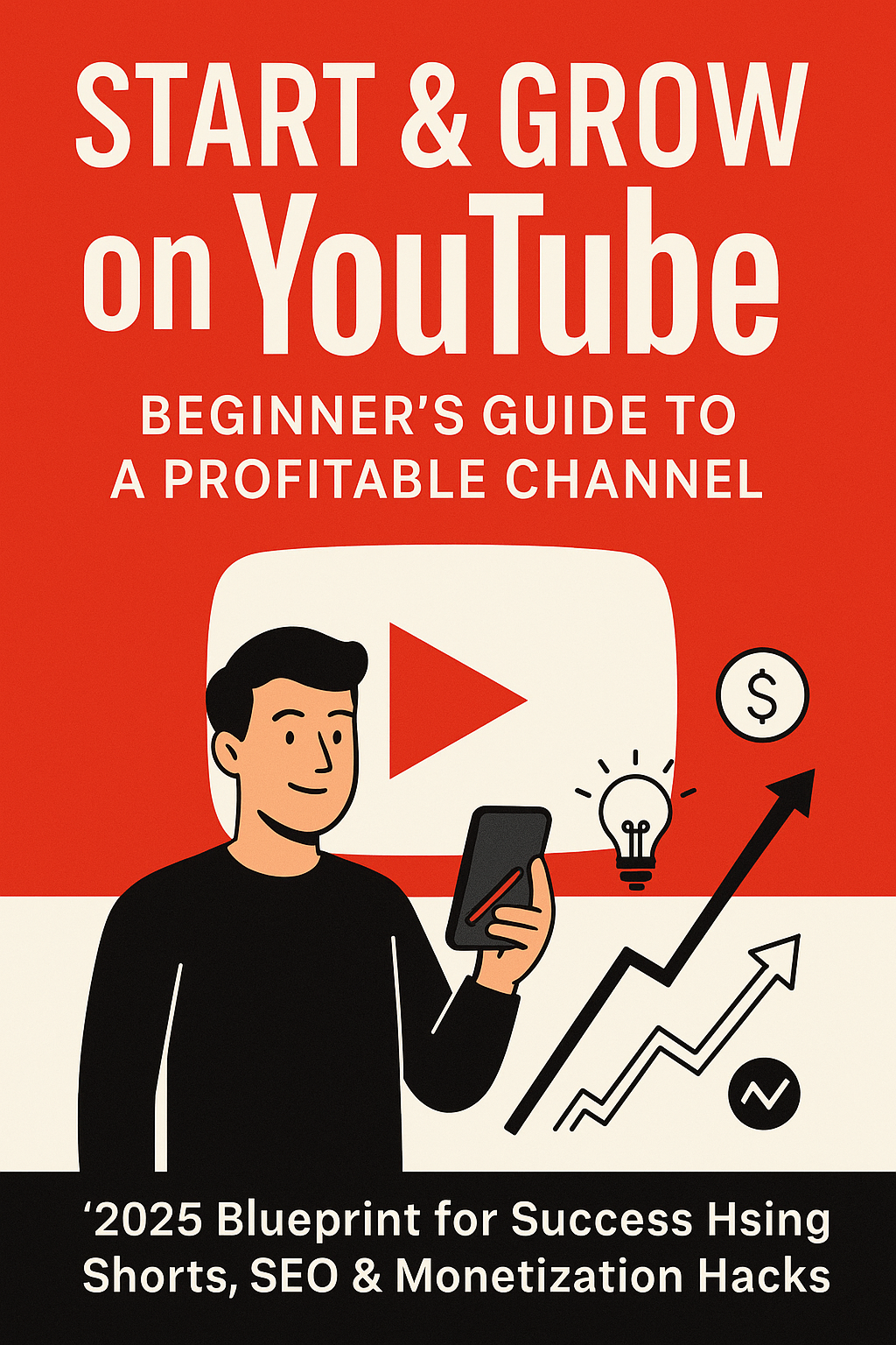 Start & Grow on YouTube: A Beginner's Guide to Building a Profitable Channel from Scratch