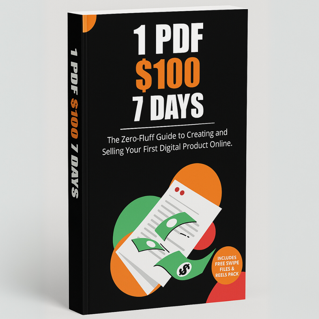 PDF MONEY MACHINE - 1 PDF, 100$ in 7 Days!