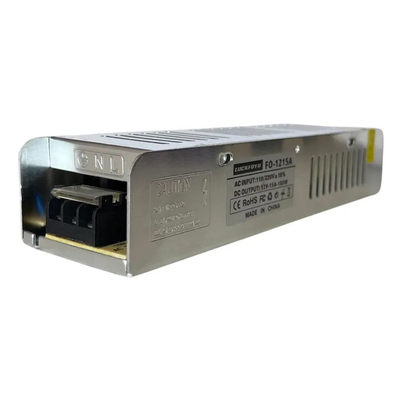 Fonte Alimentação Chaveada Slim Dc 15a 12v 180w Ac 100-220v
