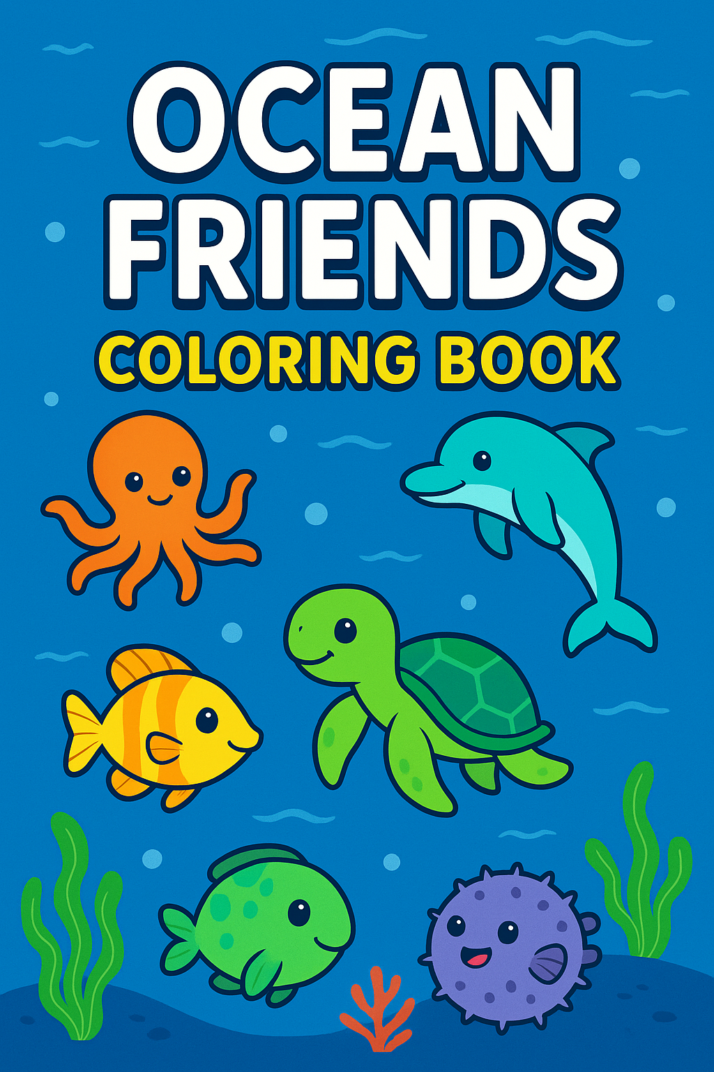 Ocean Friends Coloring Book