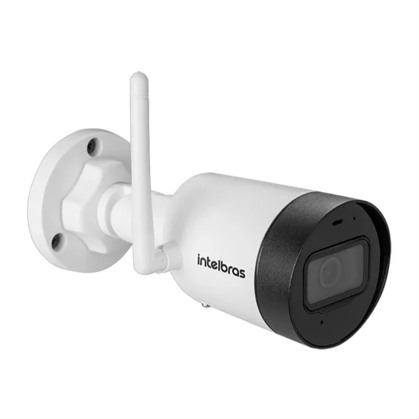 Câmera IP Wi-Fi Intelbras VIPW 1230 B Infravermelho 30 Metros Full HD 1080p c/ Microfone Embutido