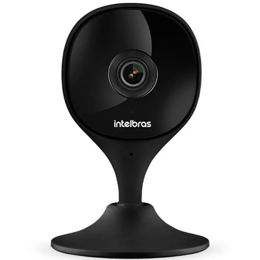 Câmera IP Wi-Fi Intelbras iMX C Black Full HD 1080p Inteligência Artificial e Alarme