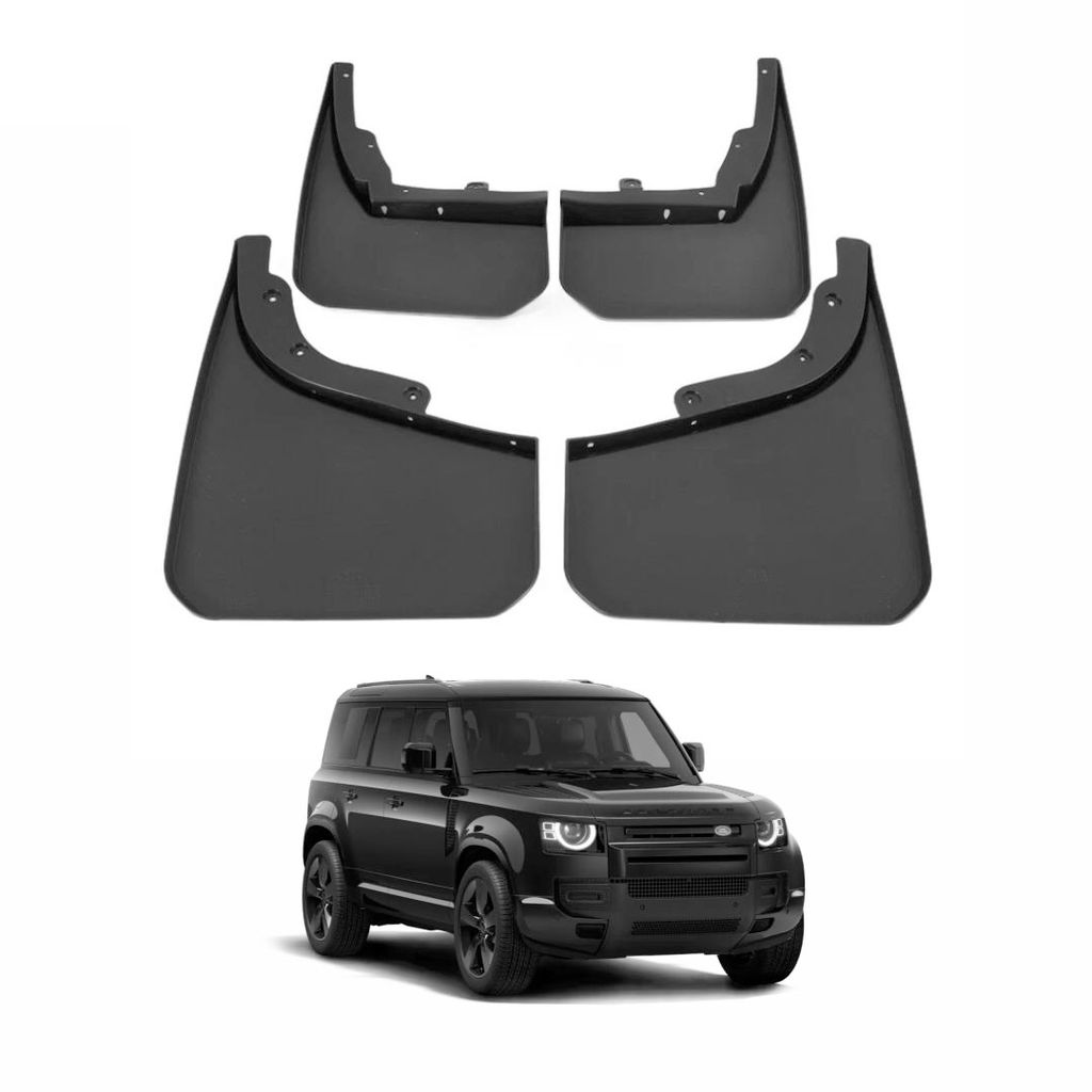 Kit Parabarro paralama Land Rover Defender 90, 110 e 130 Preto