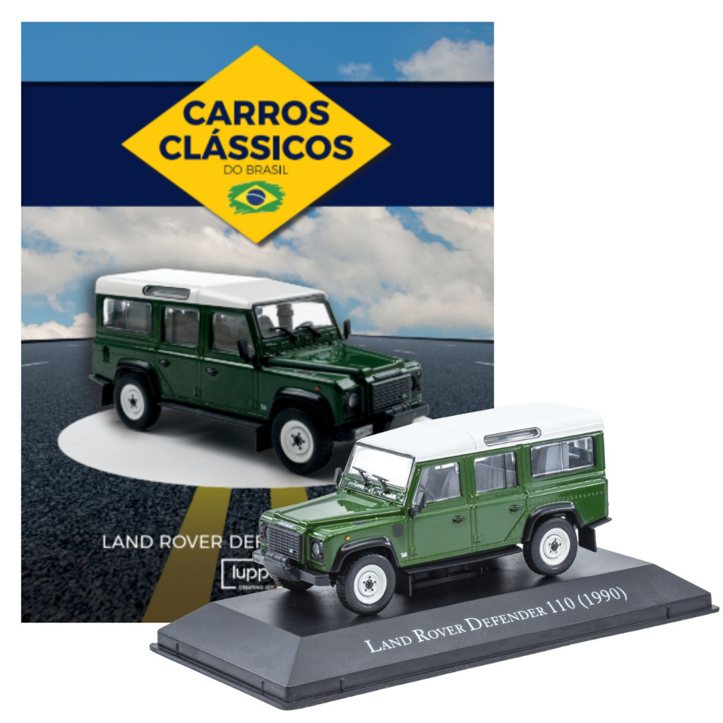Coleção Carros Clássicos do Brasil: Land Rover Defender 110 (1990) - Edição 36