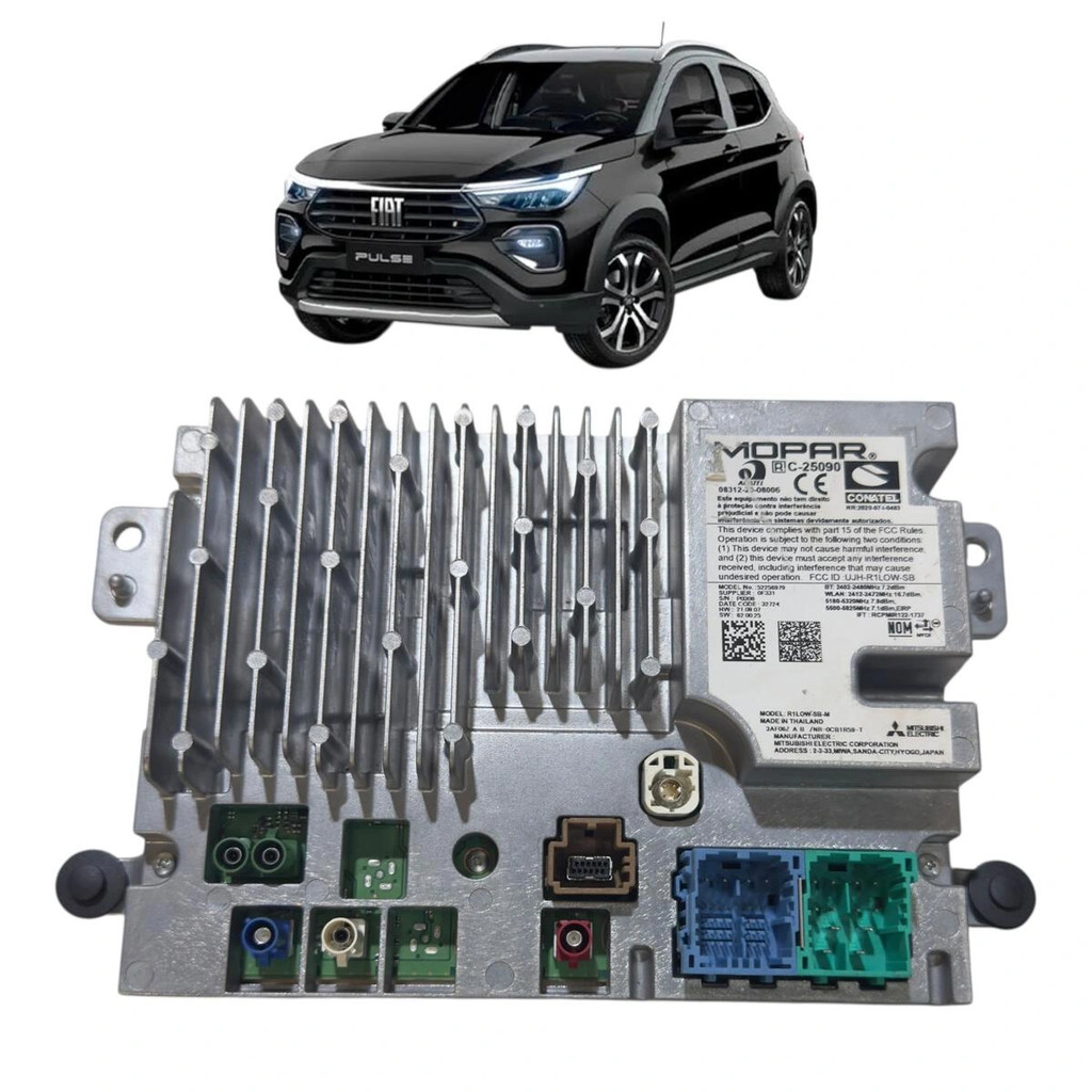 Módulo Som Multimidia Orignal Fiat Pulse Fastback 2022 2027