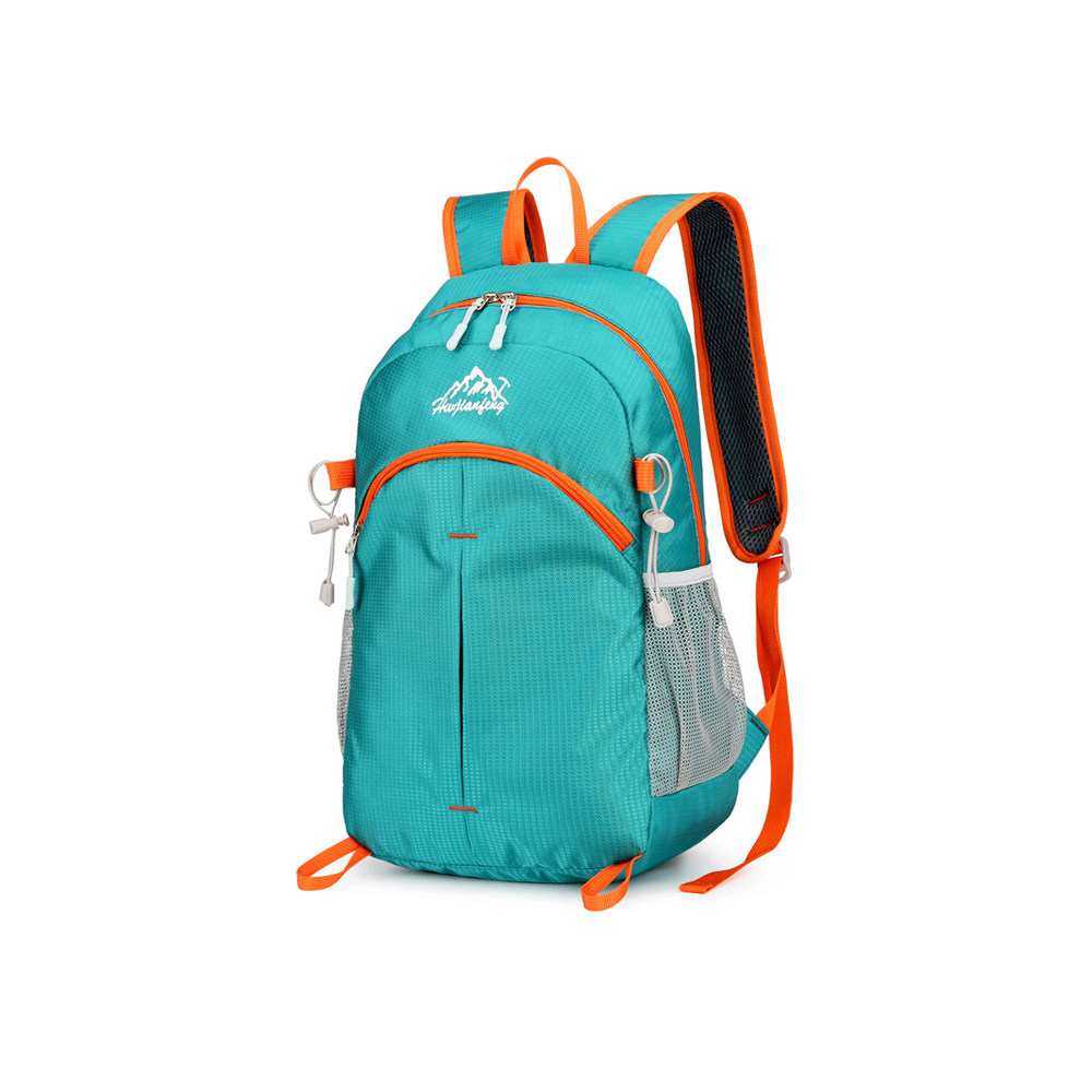 Mochila de viagem feminina verão 2022 novo estilo saco de pele leve dobrável mochila grande capacidade saco de escalada