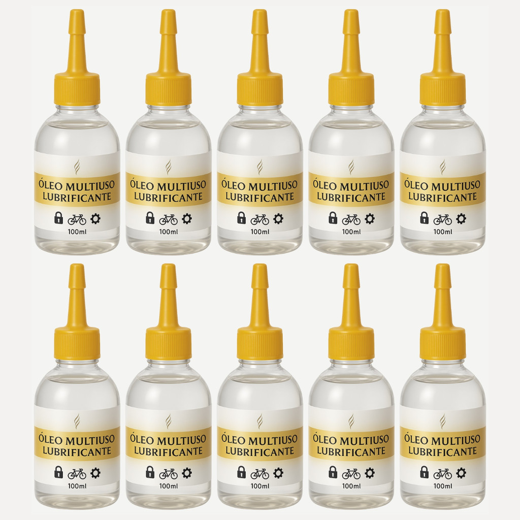 Kit C/ 10 Óleo Lubrificante Lar Fresh 100ml Multiuso Maquina Ferramenta