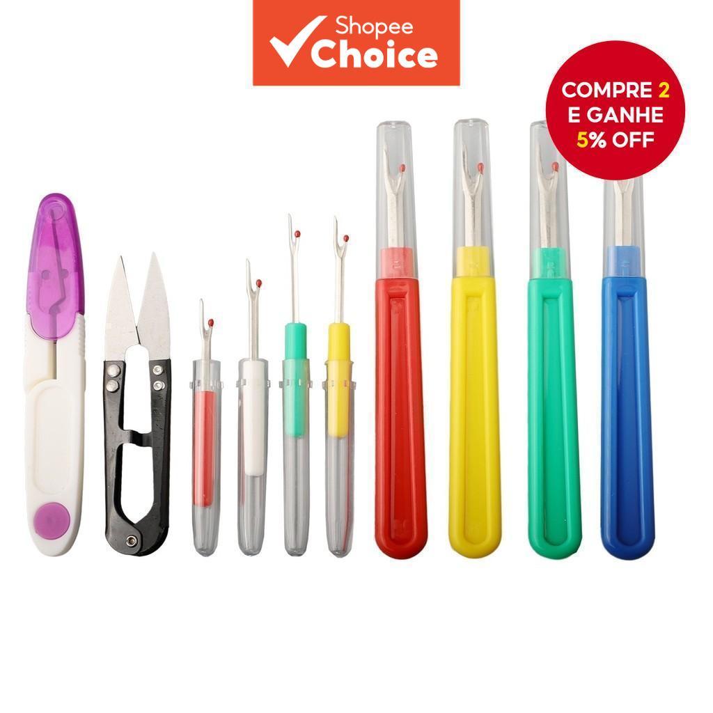 Conjunto de Desmanchador de Costura 10 peças, cortador múltiplo para remoção, acessórios para máquinas de costura,