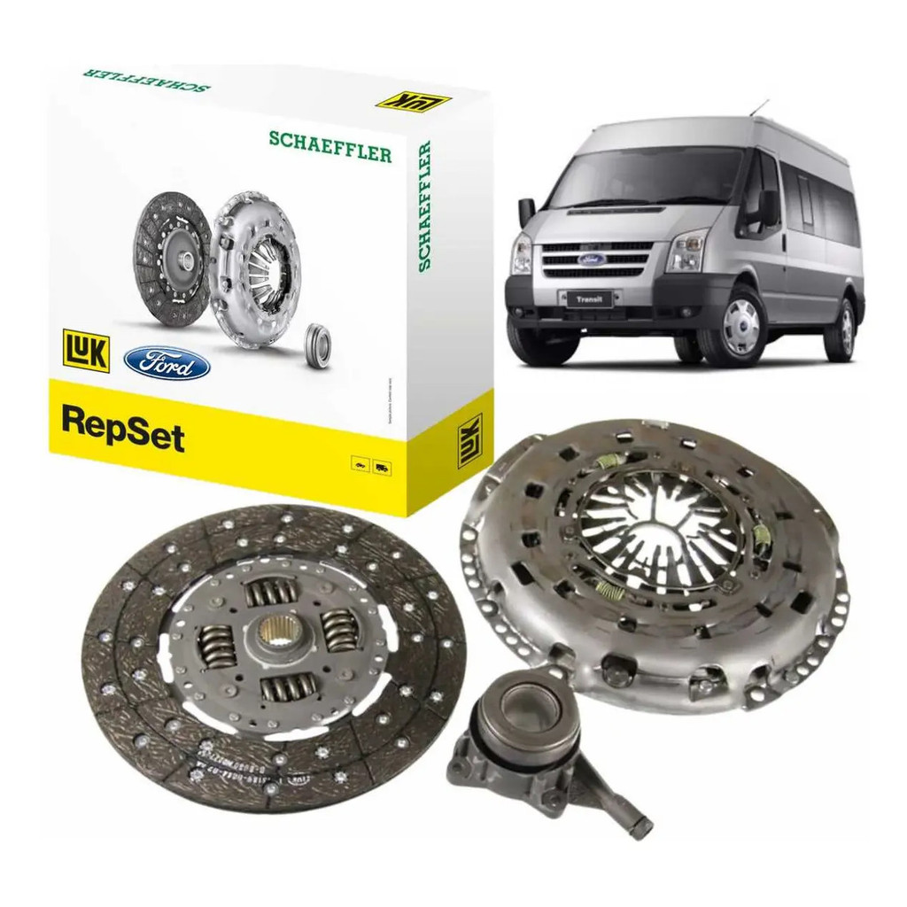 Kit Embreagem Ford Transit  Furgão/van 2.4 08/11  C/ Atuador