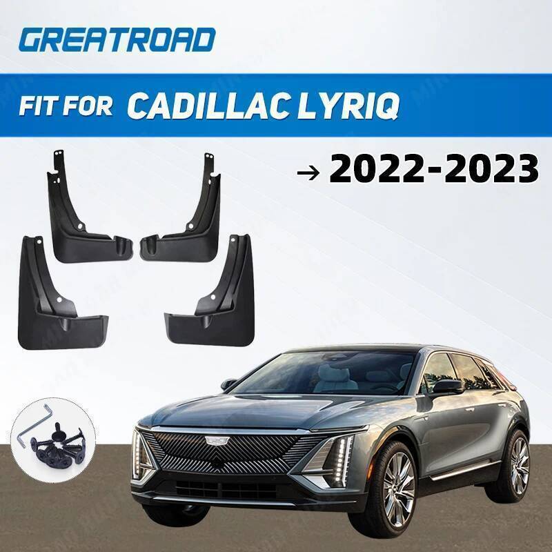 Retalhos De Lama Do Carro Para Cadillac LYRIQ 2022-2023 Mudflaps Splash Guards Mud Flap Guarda-Lamas
