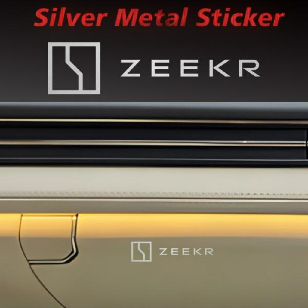 Kit 10 Peças 3D Adesivo de Metal Carro Emblema Automotivo Acessórios Automotivos For Zeekr 001 009 X