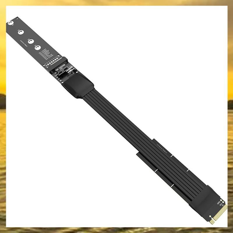 (Vko) M . Cabo De Extensão SSD 2 NVMe PCIe 4.0 X4-Key Riser Card Extender Para 2 2230 2242 2260 2280 De Unidade De Estad