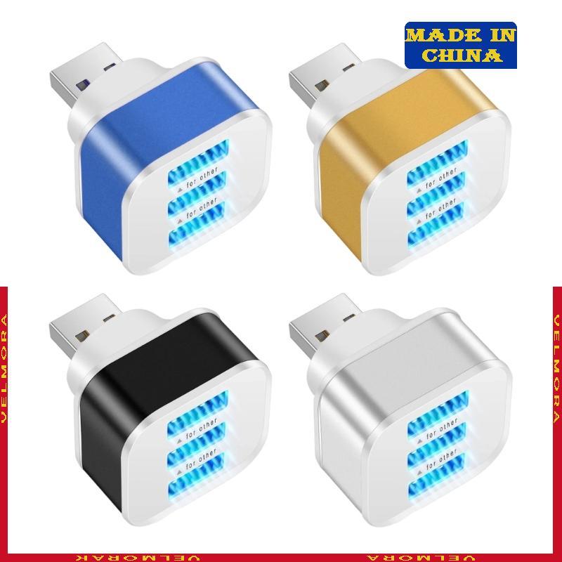 Adaptador VEl USB2 0 Multi USB Splitter Extender Acessórios Para Computador