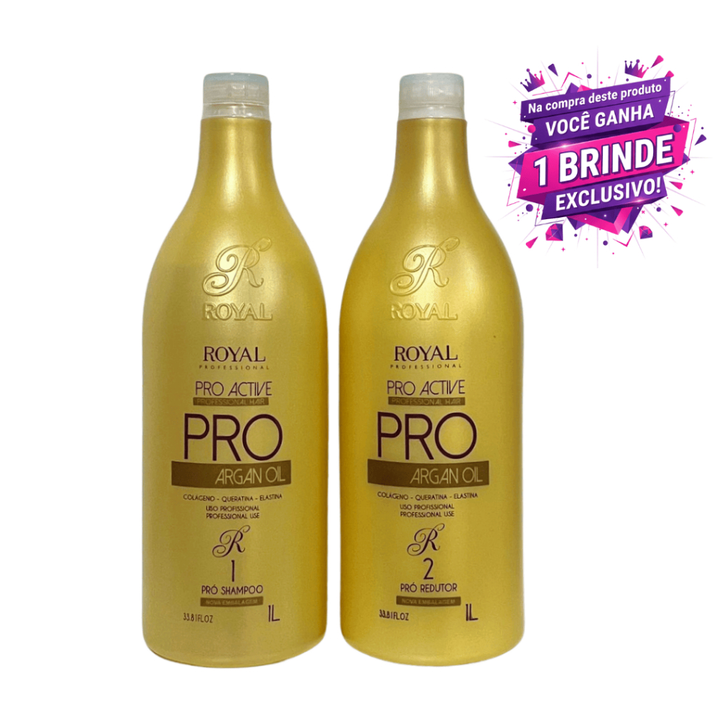 ROYAL Professional Progressiva PRO Active Argan oil 2x1L + Brindes