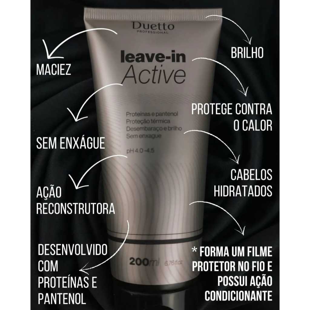 Leave-in Termo ativado Active Duetto Professional 200ml