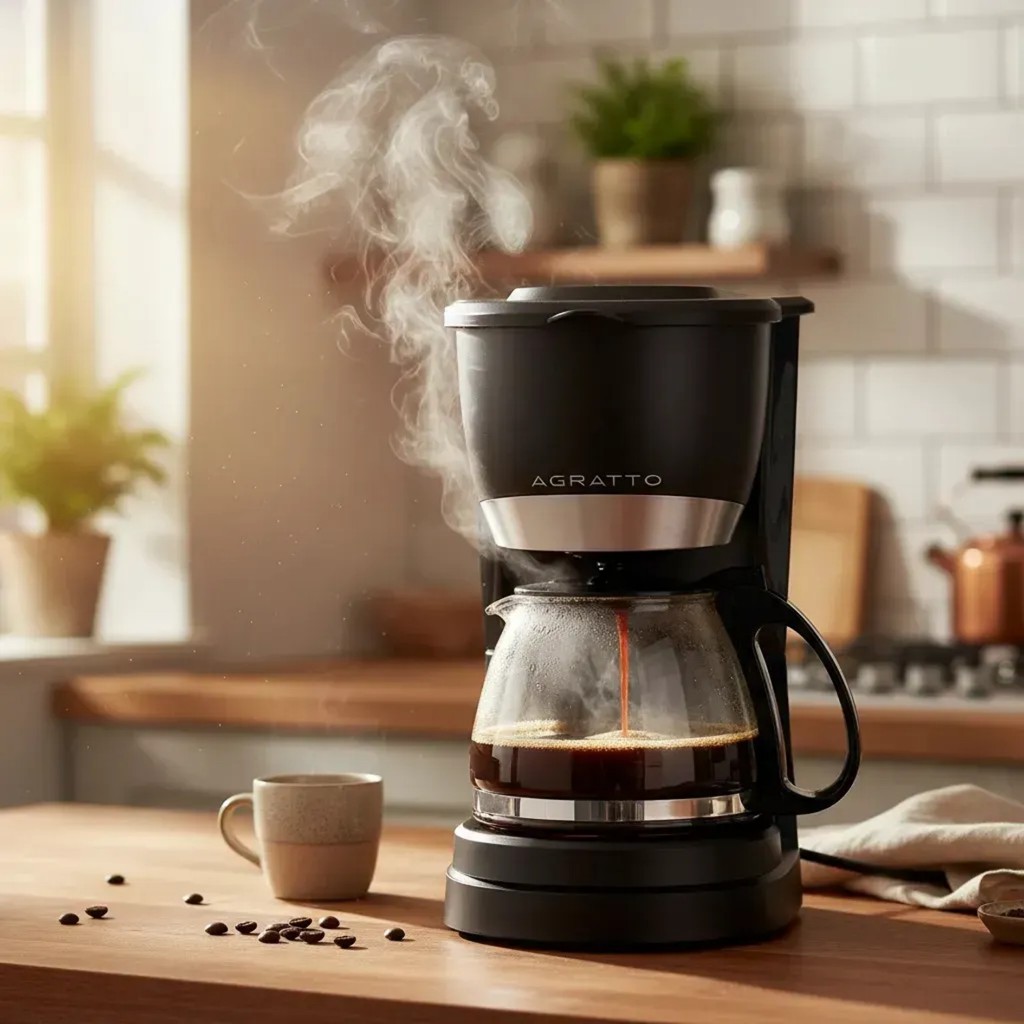 Cafeteira Elétrica Agratto 15 Xícaras Semi Automática Jarra Vidro, Café 127V