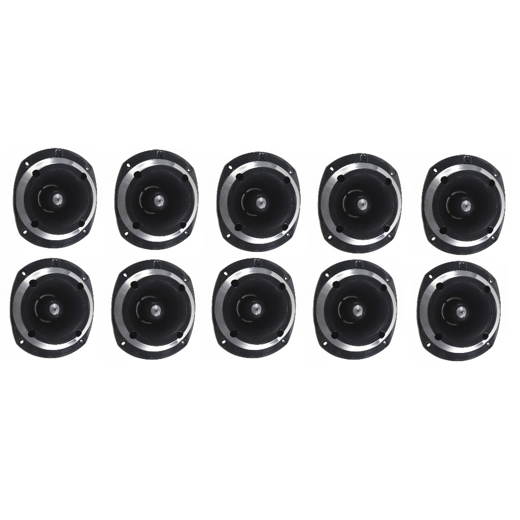 Kit 10 Frente De Reposição Plástica Para Super Tweeter St400 Tm400 St450 Tm450 Musicall Cor Preto