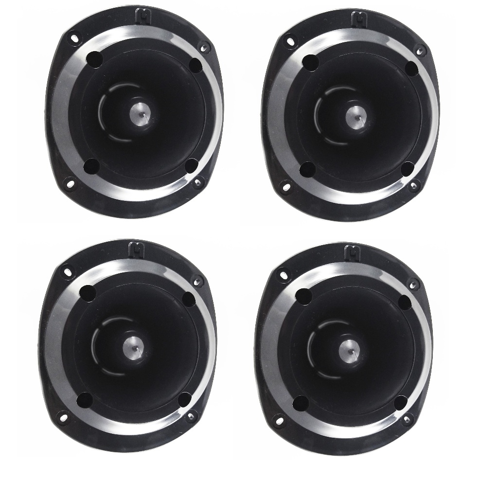 Kit 4 Frente De Reposição Plástica Para Super Tweeter St400 Tm400 St450 Tm450 Musicall Cor Preto